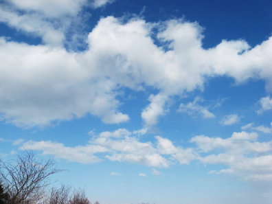 青空と雲