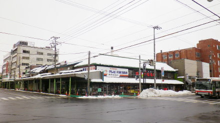 滝川の街並み