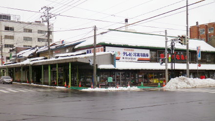 滝川の街並み